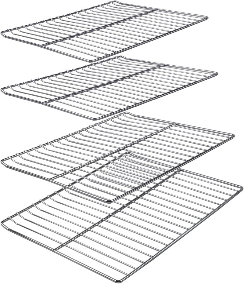 COMVIEE Cooking Grates Replacement Parts for Masterbuilt 30 Inch Electric Smoker, 14.6" x 12.2" Grill Grid, Smoker Racks for Masterbuilt MB20071117, 20071117, MB20073519, MB26073519, MB20070421, 4 Pack - Image 1
